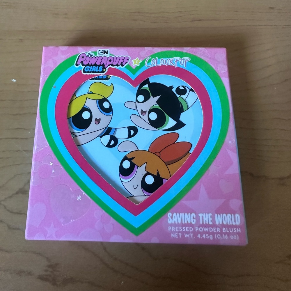 ColourpopXpowerpuffgirls saving the world blush